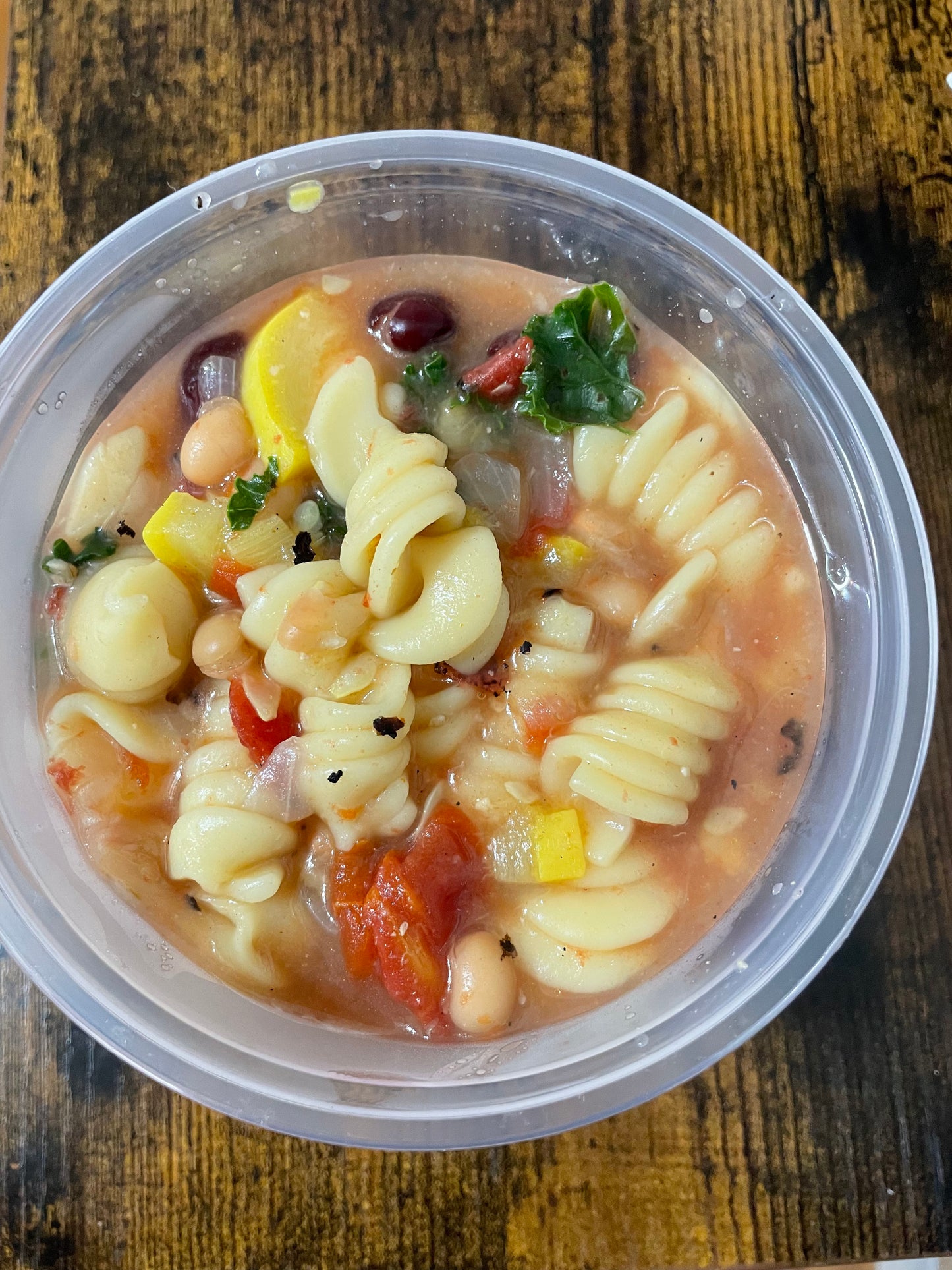 Rainbow Minestrone Soup